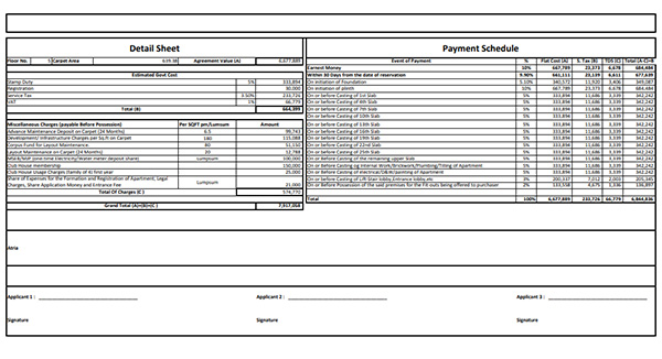 Kalpataru Virtus JVLR Vikhroli Costing Plan